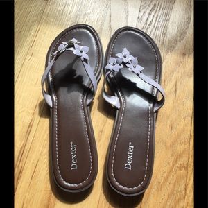 EUC! Lavender orchid flat thong sandals